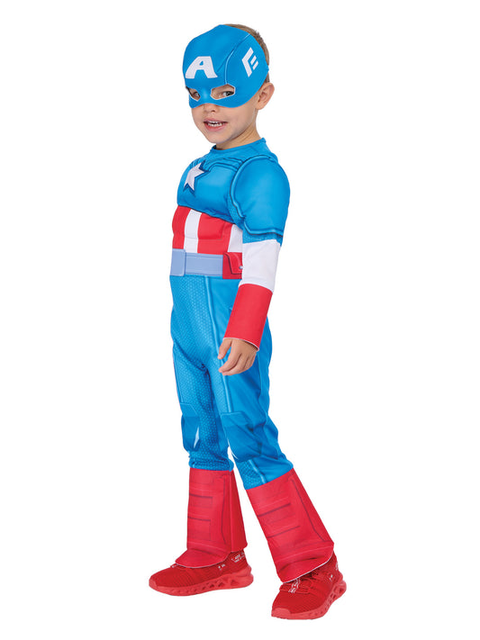 CAPTAIN AMERICA DELUXE COSTUME TODDLER