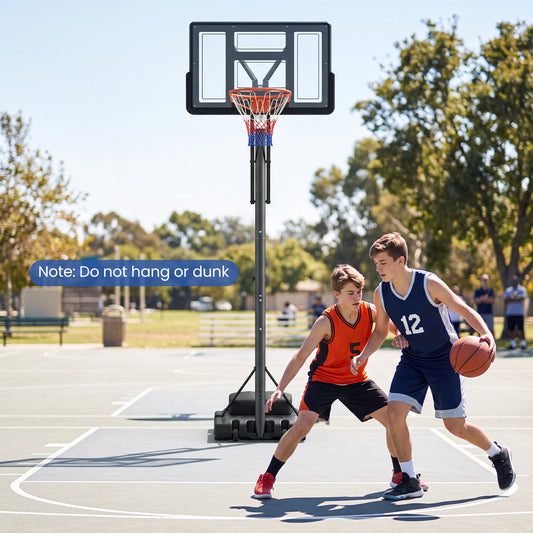 Black Portable Basketball Hoop | Adjustable 170-305 cm Height