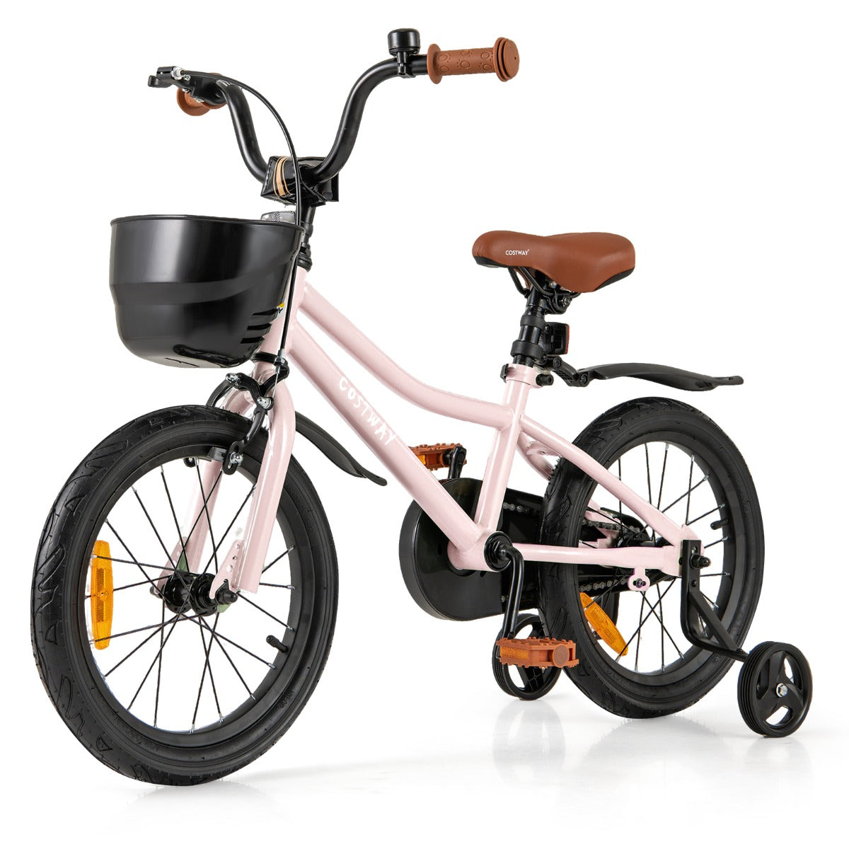 Kids Bike Pink 16 Inches | Adjustable Height Dual Brake System Kids Bike Pink 16 Inches | Adjustable Height Dual Brake System
