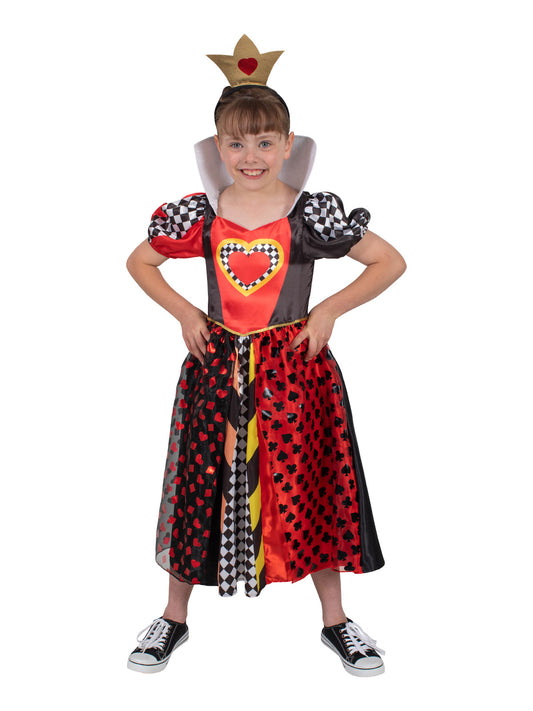QUEEN OF HEARTS DELUXE COSTUME CHILD