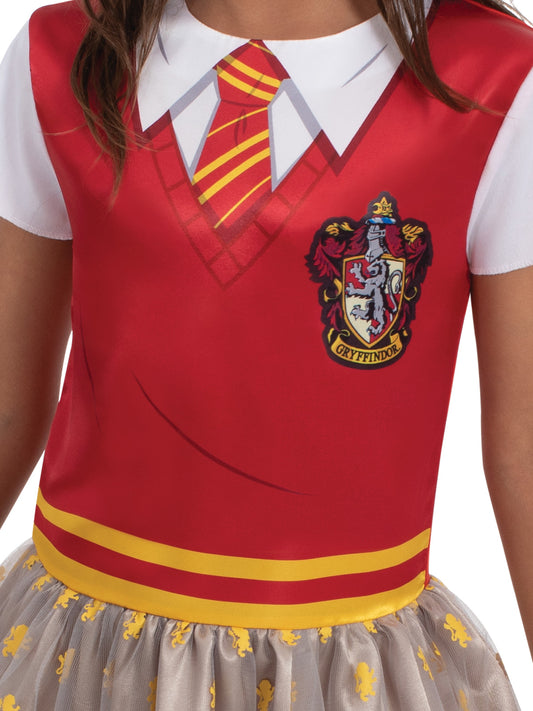 Magical Gryffindor tutu costume combines wizarding world charm with ballet-inspired design for enchanting dress-up play