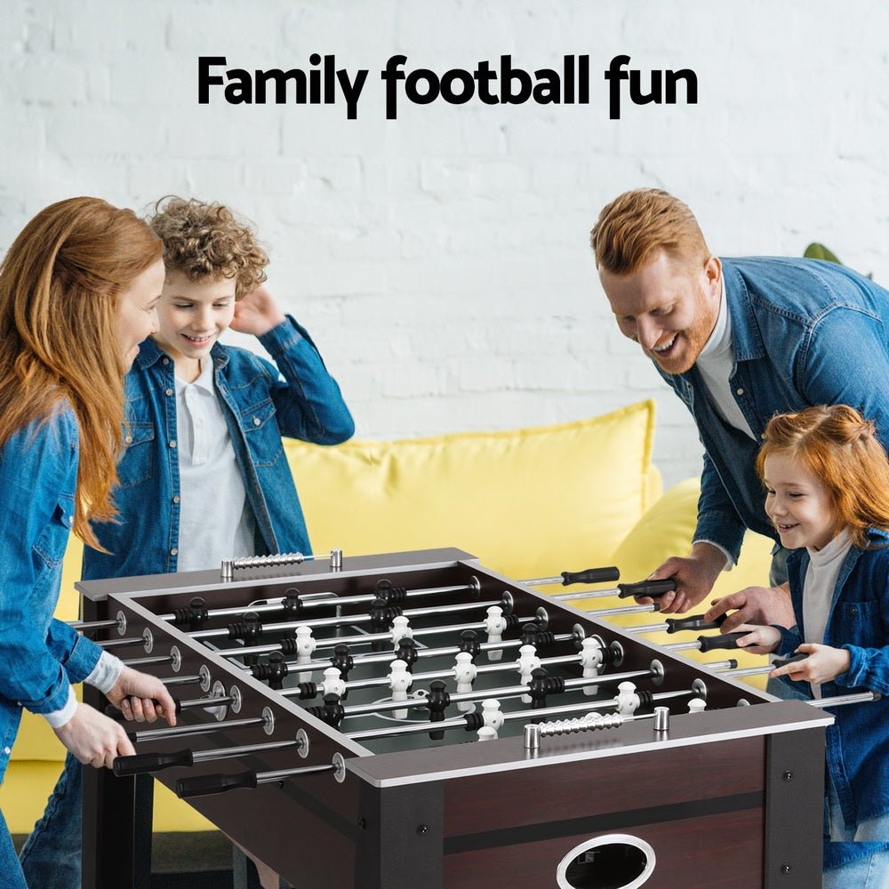 5FT Soccer Table Foosball Football Game Set Home Party Gift Adults Kids Indoor - Kids Mega Mart