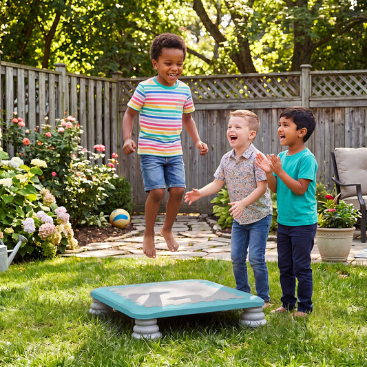 65cm Blue Kids Mini Trampoline
