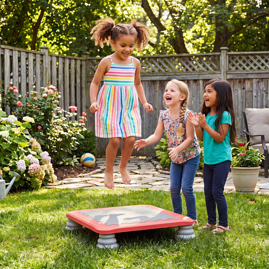 Red 65cm Mini Trampoline for Kids