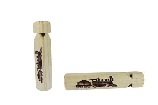 Kaper Kidz Wooden Train Whistle for Toddlers 18m+