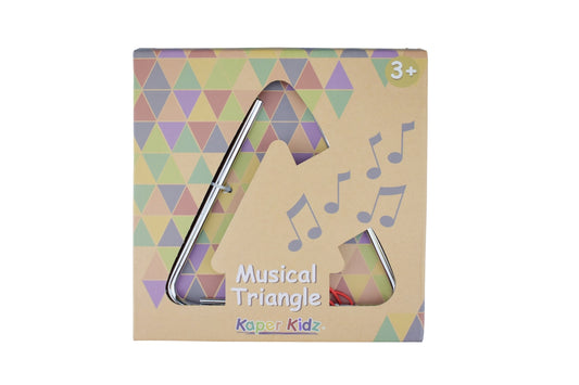 Kaper Kidz 15cm Metal Music Triangle for Children 3+ Fun musical toy for kids.