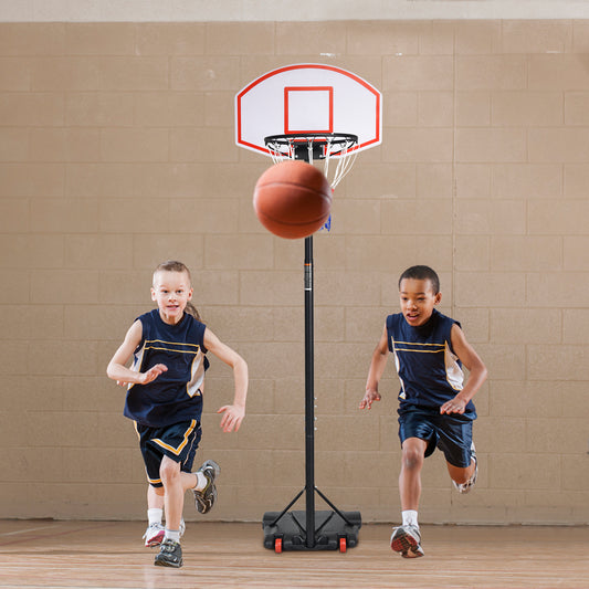 Adjustable Kids Basketball Hoop Stand | Indoor Outdoor With Wheels