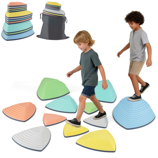 Balance Stones Set Non Slip Stepping Stones Multicolor | 6-11pcs