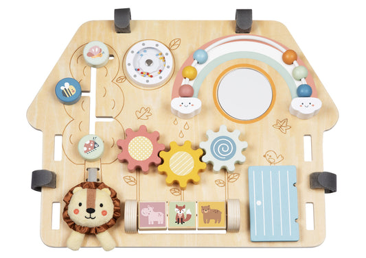 Forest Friends Activity Board | Colorful 2-in-1 Toy for Skills