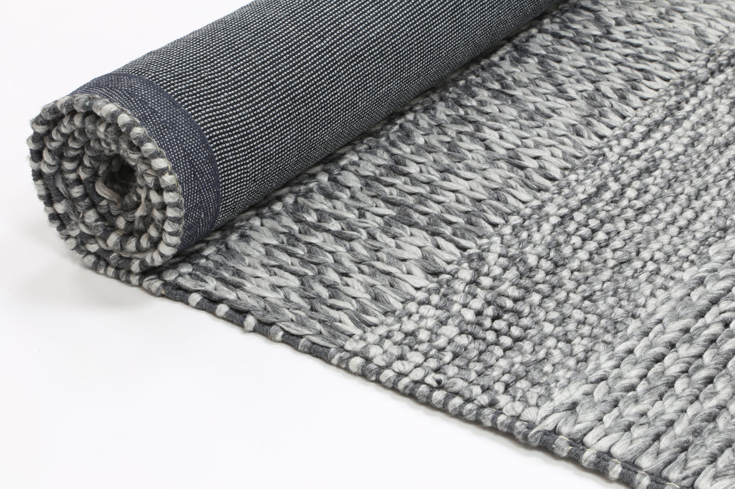 Harlow Grace Charcoal tribal rug, 200x290cm, ideal for childrens room, wool blend, unique design.