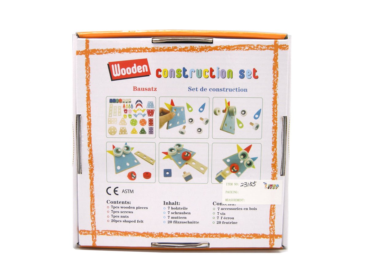 Kaper Kidz wooden alien construction set, ideal for creative play in kids imaginations.