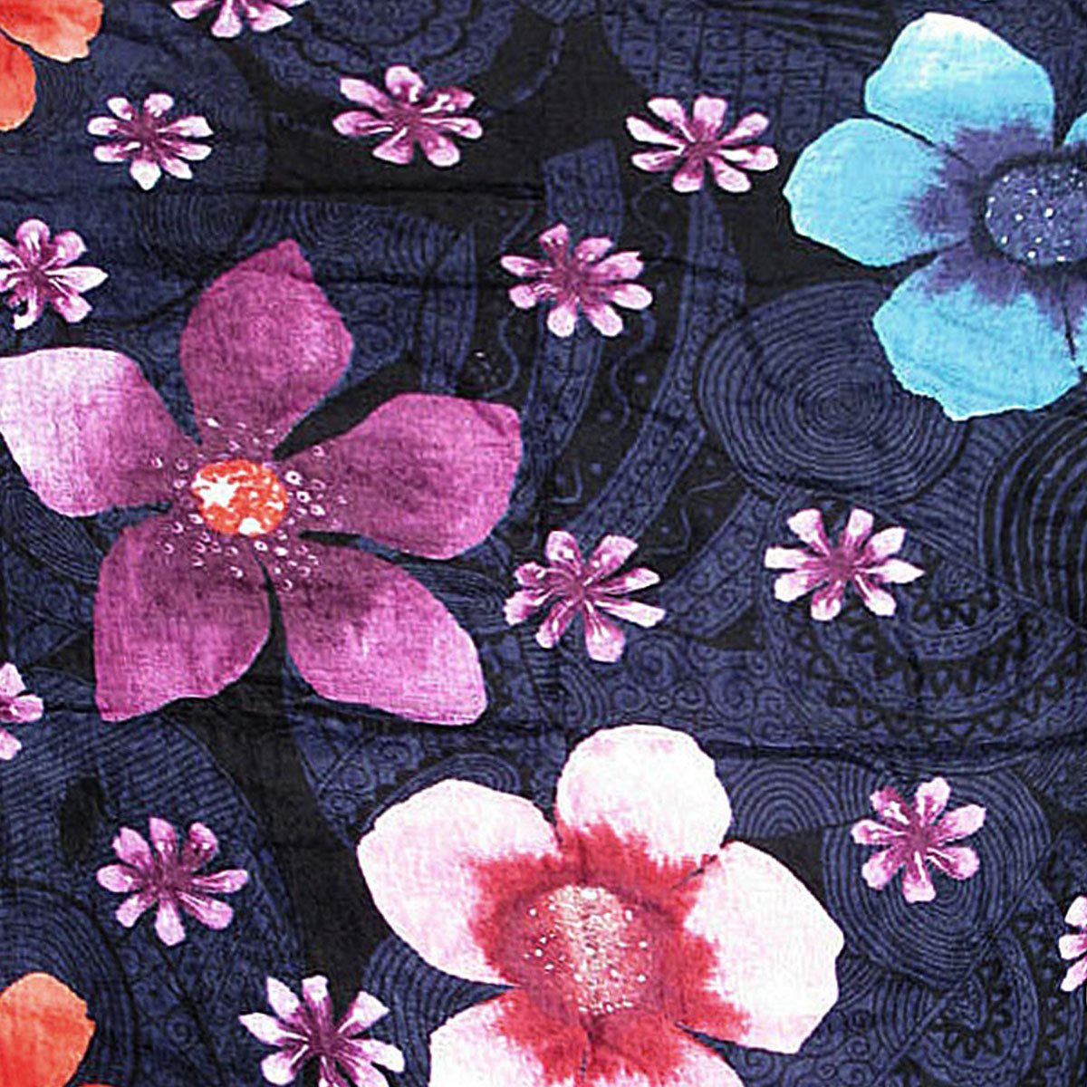 Vibrant floral microfiber quilt cover set for kids bedrooms by Big Sleep Single.