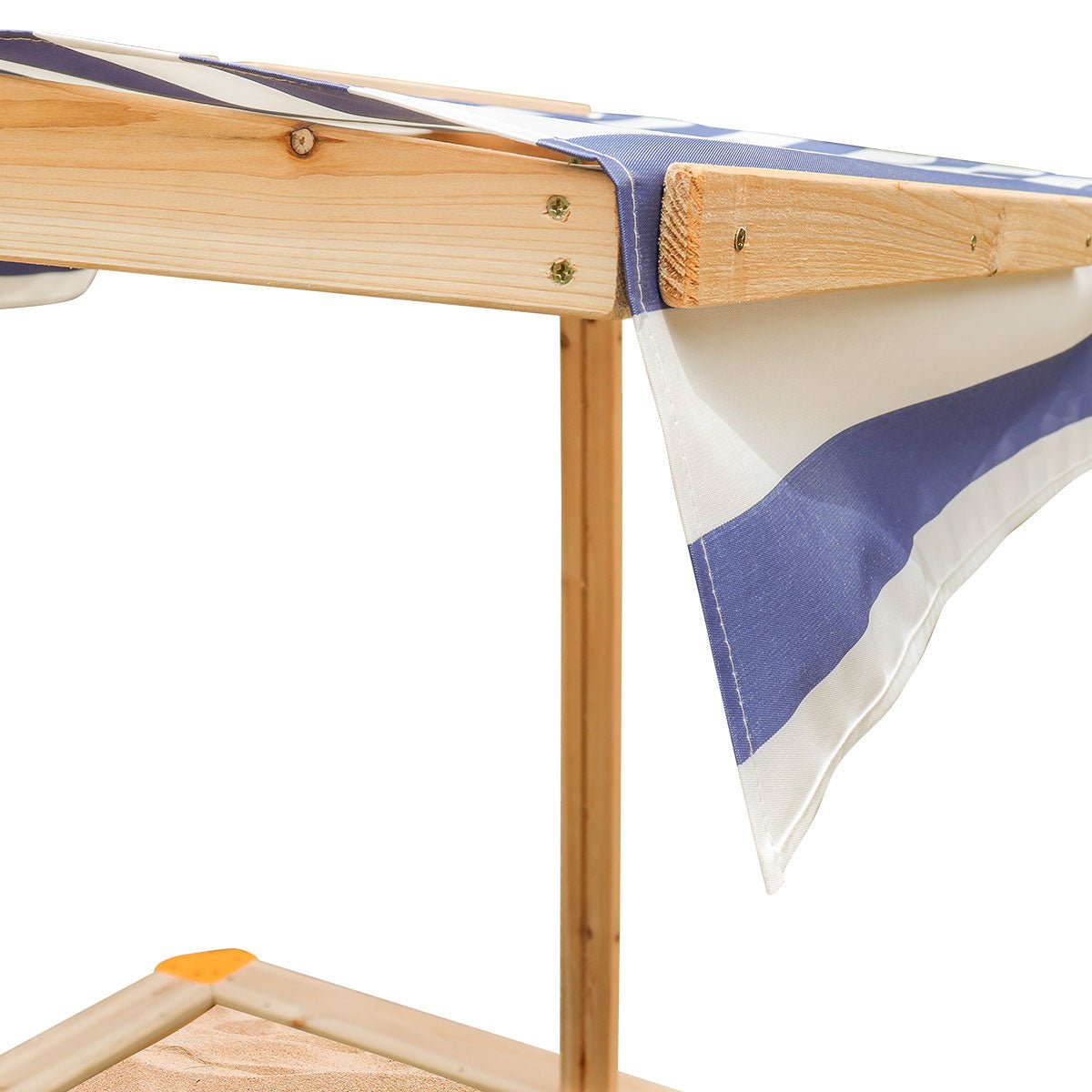 Joey Sandpit with UV-Protected Canopy for safe outdoor play in the sun. Joey Sandpit with UV-Protected Canopy for safe outdoor play in the sun.