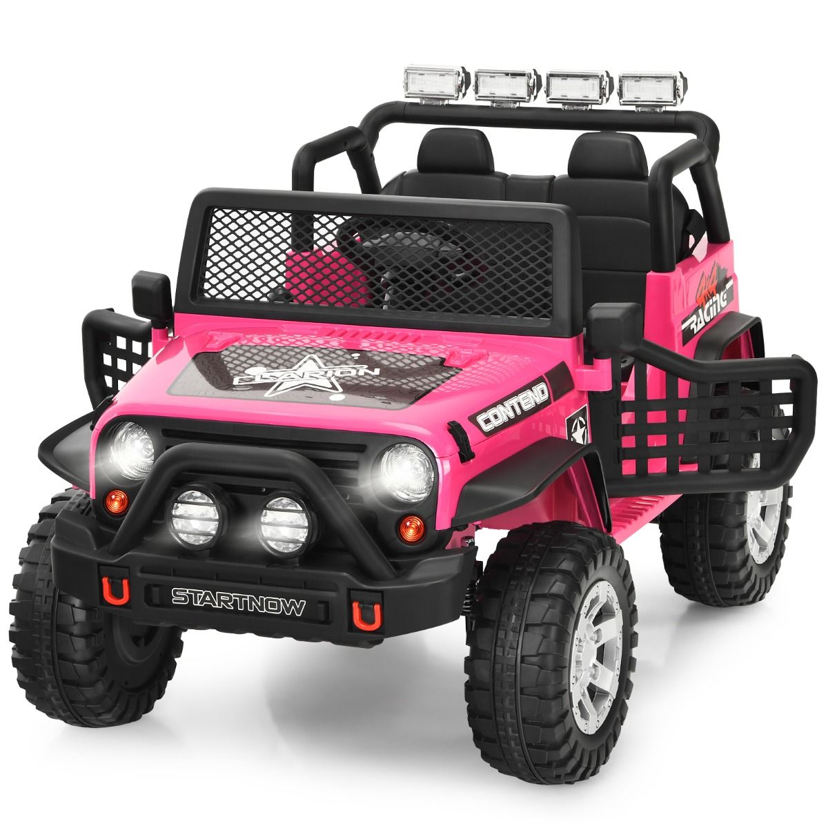 12V Pink Ride-On Car w/ Remote Control, Suspension - Perfect for kids fun at home. 12V Pink Ride-On Car w/ Remote Control, Suspension - Perfect for kids fun at home.