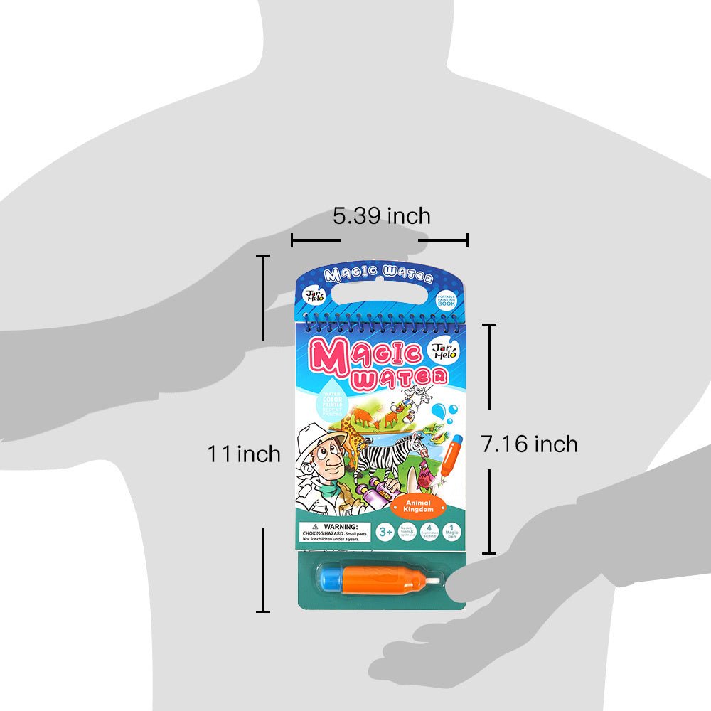 Animal Kingdom magic water coloring pad for mess-free creativity and endless fun at home. Animal Kingdom magic water coloring pad for mess-free creativity and endless fun at home.