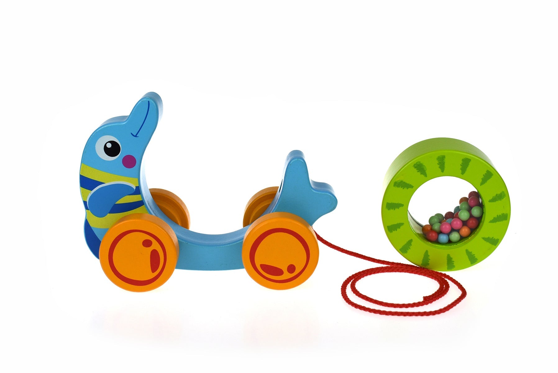 Pull Along Toy Dolphin - Kids Mega Mart
