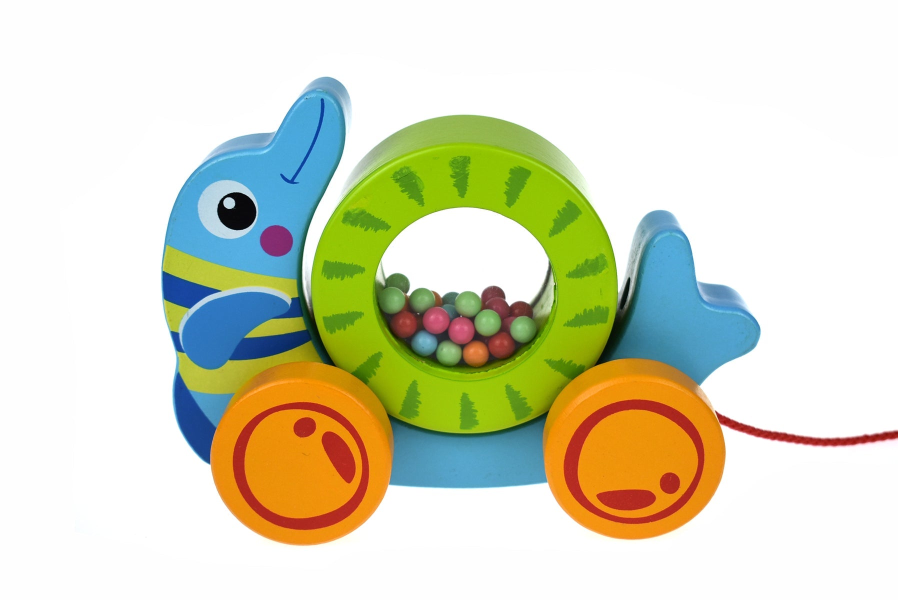 Pull Along Toy Dolphin - Kids Mega Mart