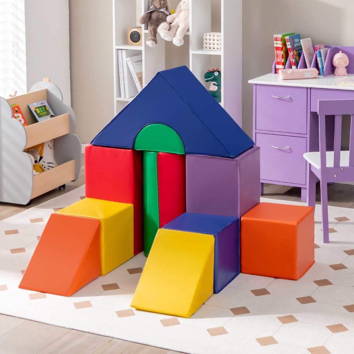 Adventure Awaits with Our 11-Piece Foam Block Play Set
