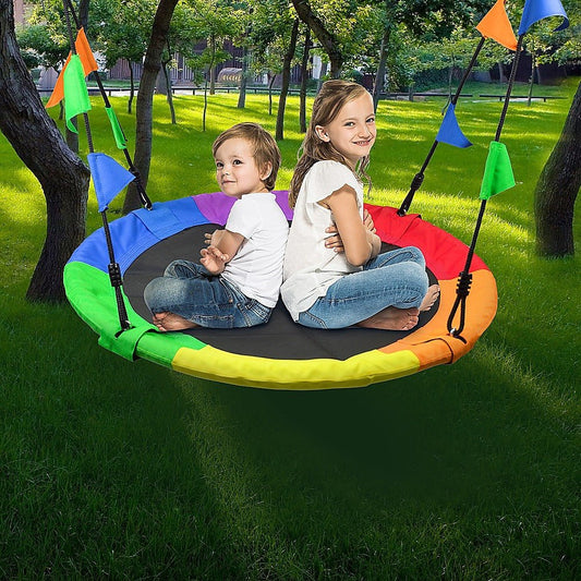 Colorful Mat Saucer Swing