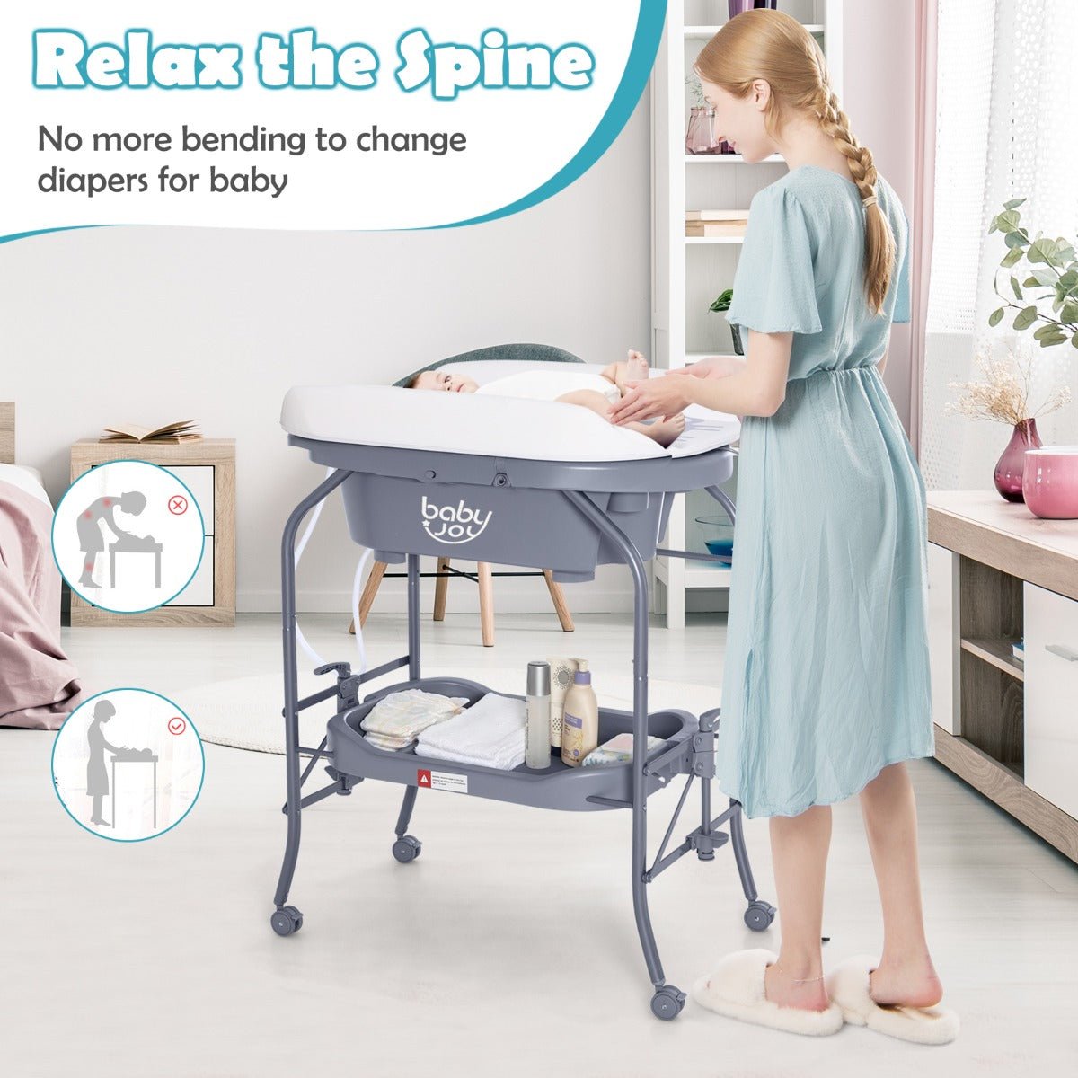 Enhance Baby's Comfort with the 2 in 1 Changing Table - Buy Now!
