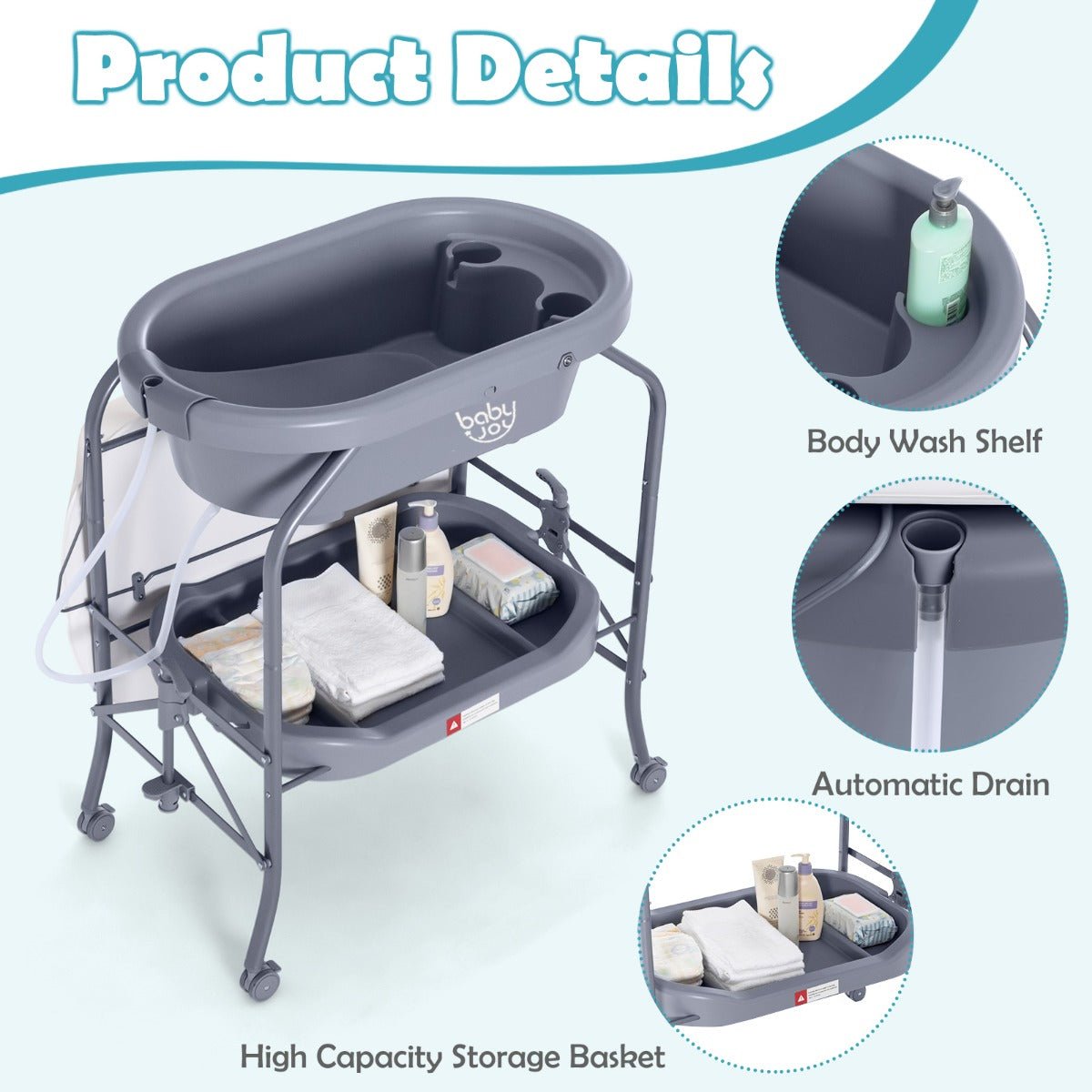 2 in 1 Baby Changing Table: Where Convenience Meets Infant Care