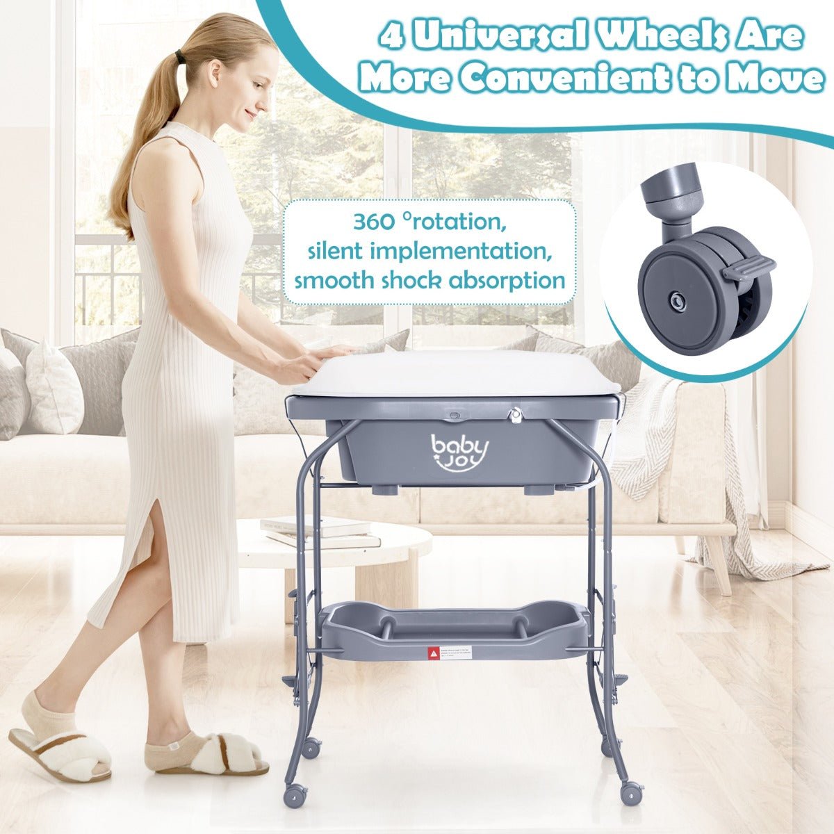 Experience Hassle-Free Baby Care with the 2 in 1 Changing Table