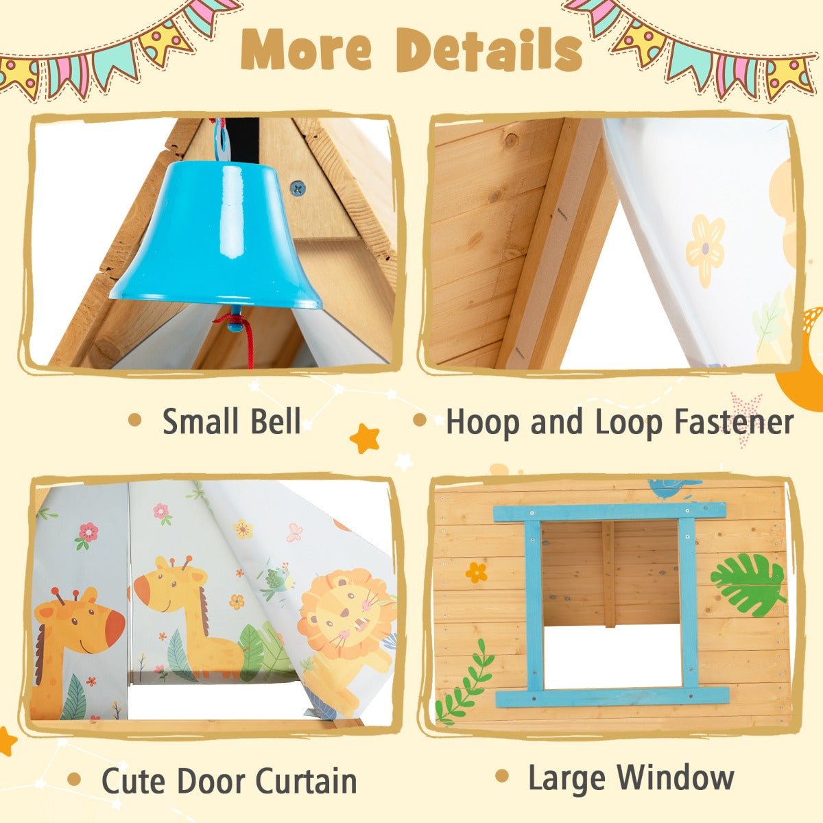 Active Playtime: 2-in-1 Kids Play Tent with Climbing Triangle and More