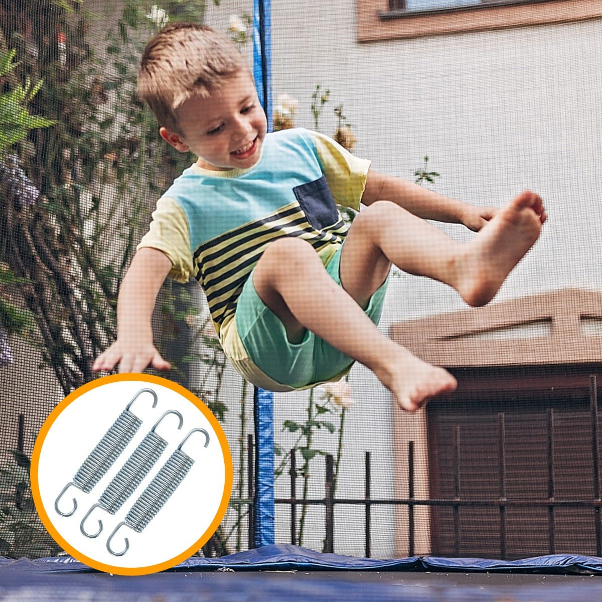 Trampoline Repair Kit: 20 Pack Heavy Duty Springs and T-Hook Pull Tool