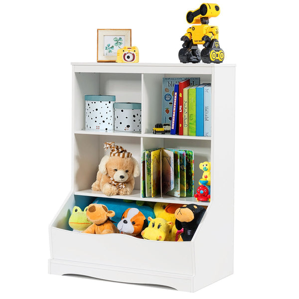 Shop White 3-Tier Kids Wooden Bookshelf - Organize Your Child's World