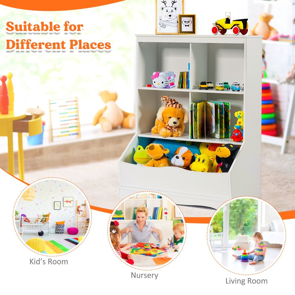 Rediscover Convenience with the White Bookshelf - Shop Today!
