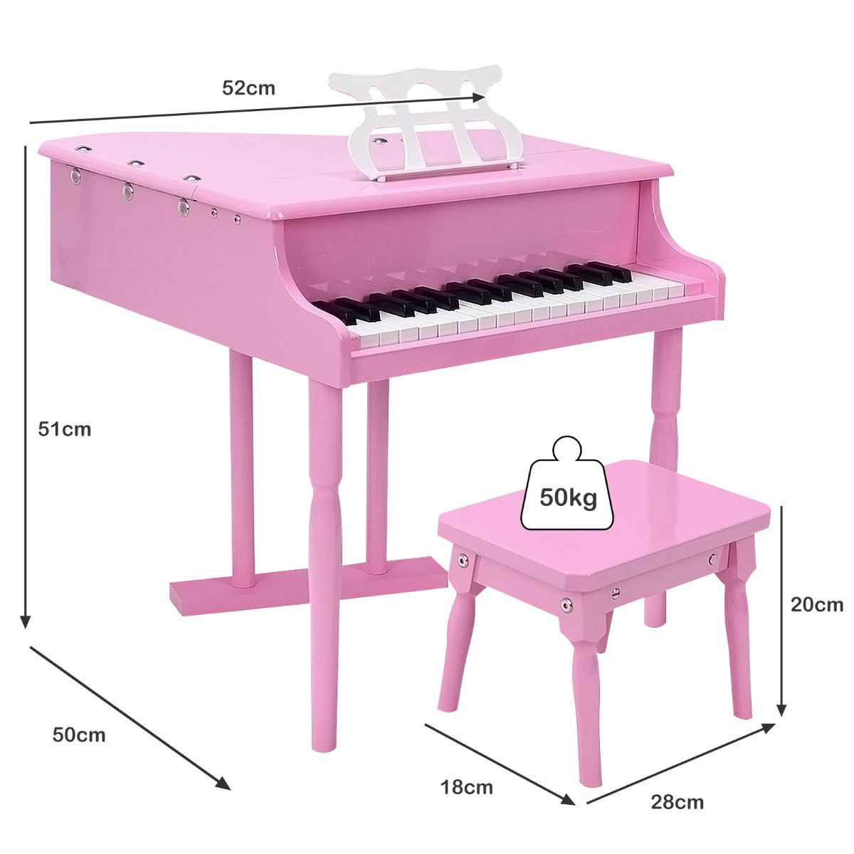 Get the Pink Piano Keyboard Toy for Budding Musicians