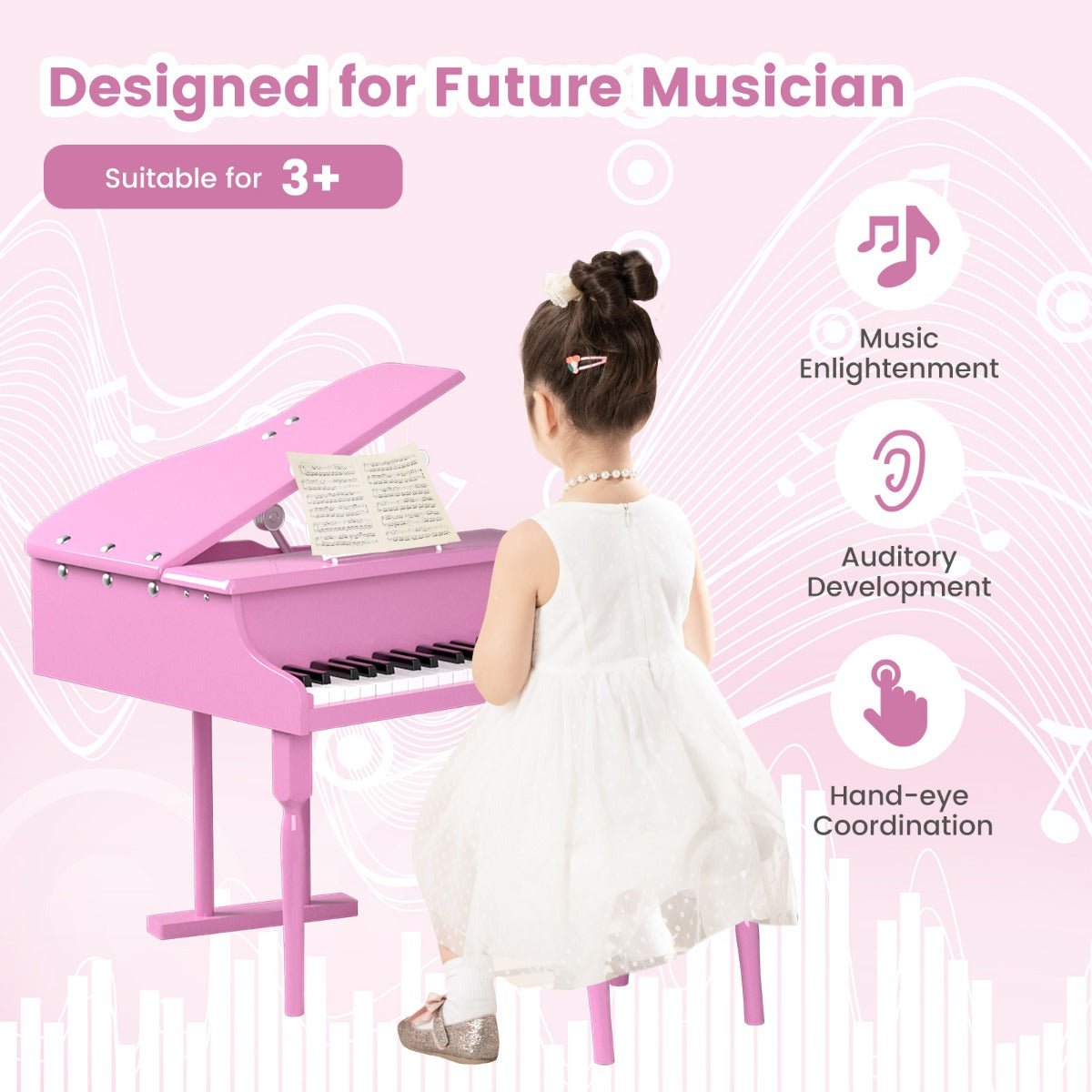 30-Key Piano Keyboard Toy - Order Now for Musical Joy
