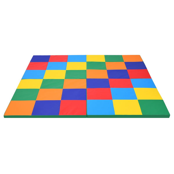 colourful Toddler Play Mat - Front View