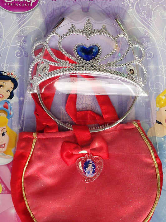 Disney Princess Snow White Handbag and Tiara Set for Kids - Perfect for dress-up playtime fun.