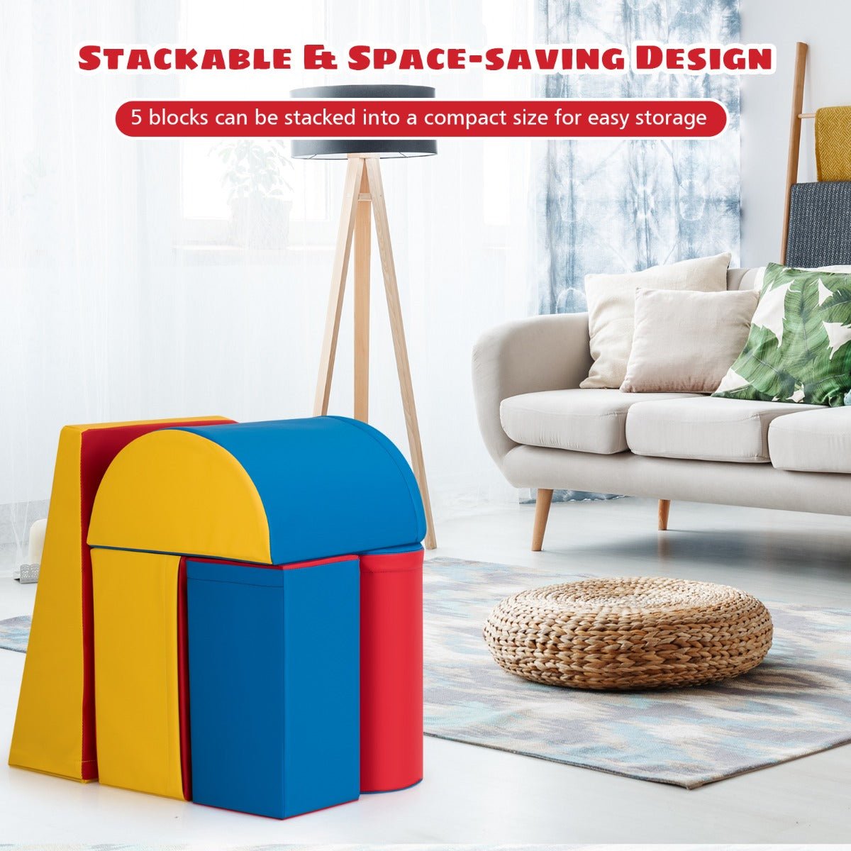 Multi-Color Foam Blocks - Your Child's Playground Multi-Color Foam Blocks - Your Child's Playground