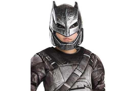 Batman Deluxe Armored Costume for Kids, DC Comics Official, ideal for dress-up play at home.