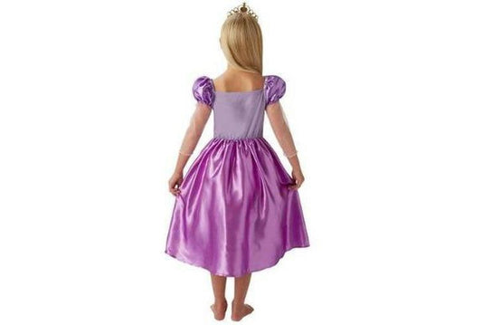 Disney Rapunzel costume and tiara set for kids, perfect for imaginative play at home.