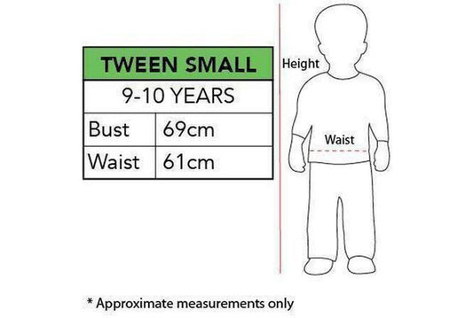 Childs Wonder Woman costume with cape, emblem, and accessories for dress-up play at home.