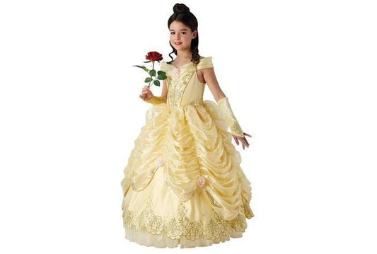 Disney Princess Belle costume for girls, limited edition outfit, perfect for dress-up play