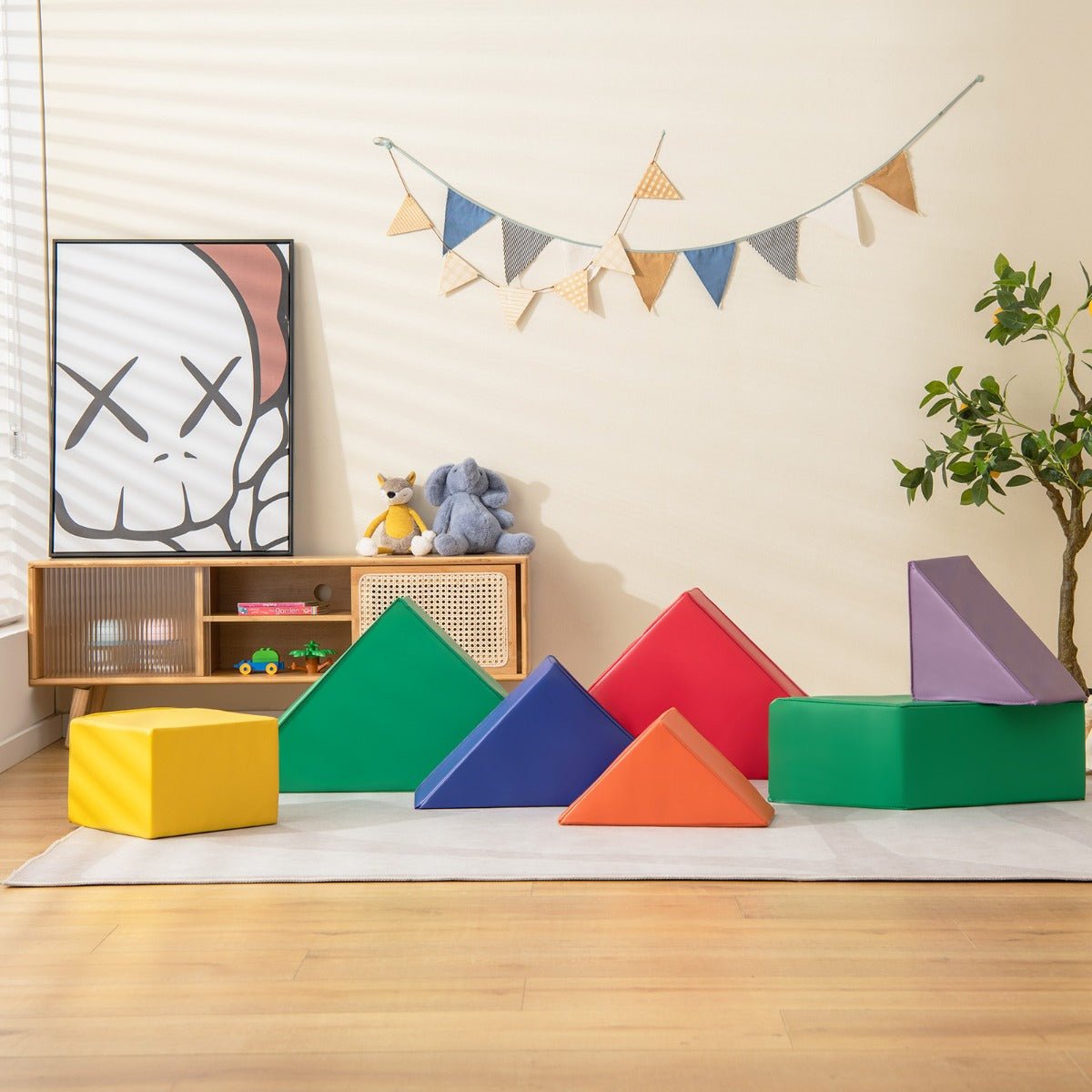 Fun and Learning Combined: 7-Piece Foam Play Set for Toddlers