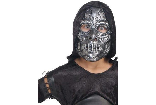 Kids Bellatrix Death Eater Harry Potter Costume, perfect for imaginative dress-up play at home.