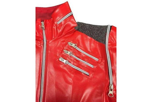 Micheal Jackson Beat It Red Jacket for Kids costume - perfect for playtime or dress-up.