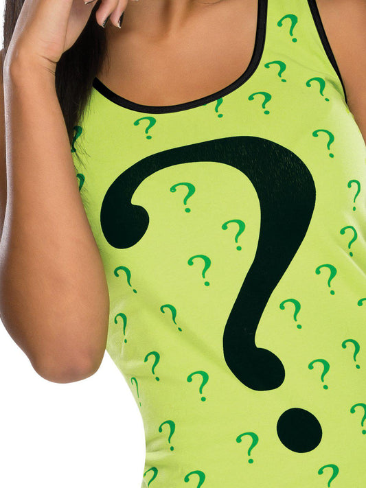 The Riddler Tank Dress costume for teens and adults, perfect for themed costume parties.