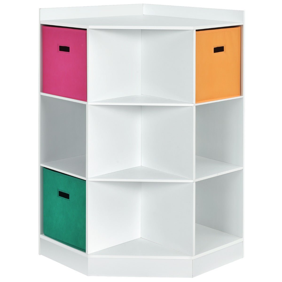 Shop 9-Section Toy Storage Organizer with 3 Multi-Color Drawers