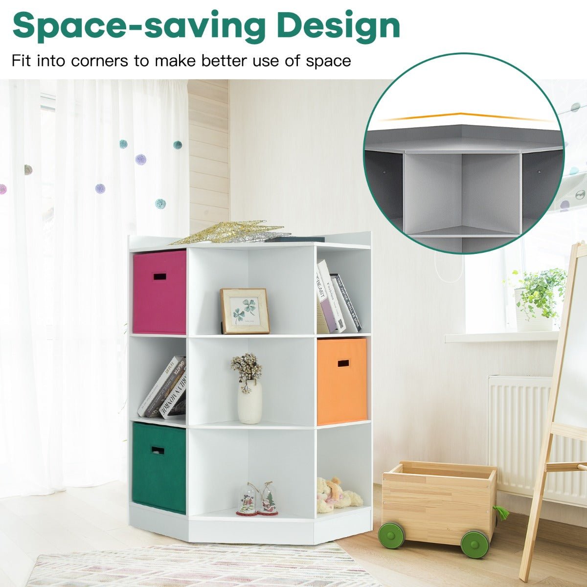9-Section Toy Storage Organizer: Where Play Meets Neatness