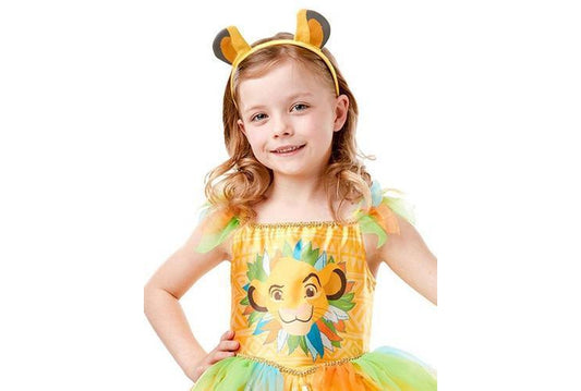 Disney Simba Tutu Dress Costume with Headband for Kids - Perfect for playtime dress-up.