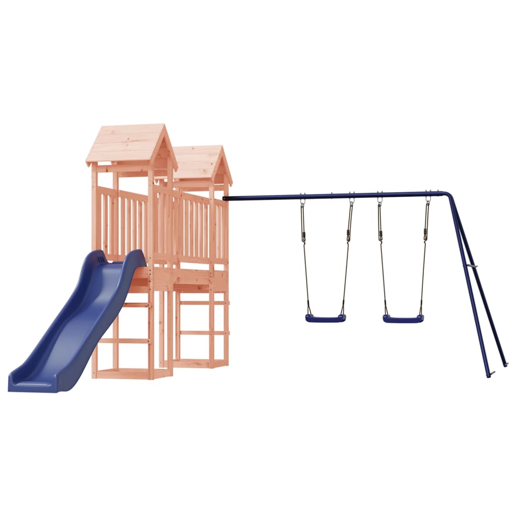 Adventure Play Towers with Bridge, Double Swing and Slide