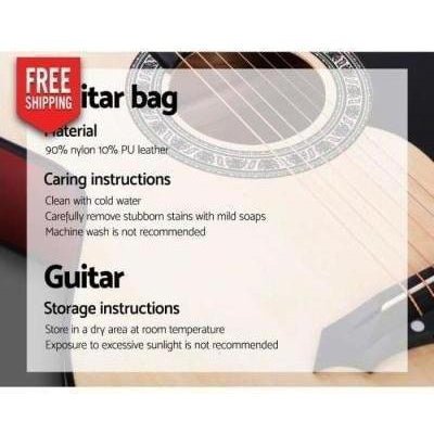 Alpha 38 Wooden Acoustic Guitar in natural wood finish, perfect for childrens musical exploration.