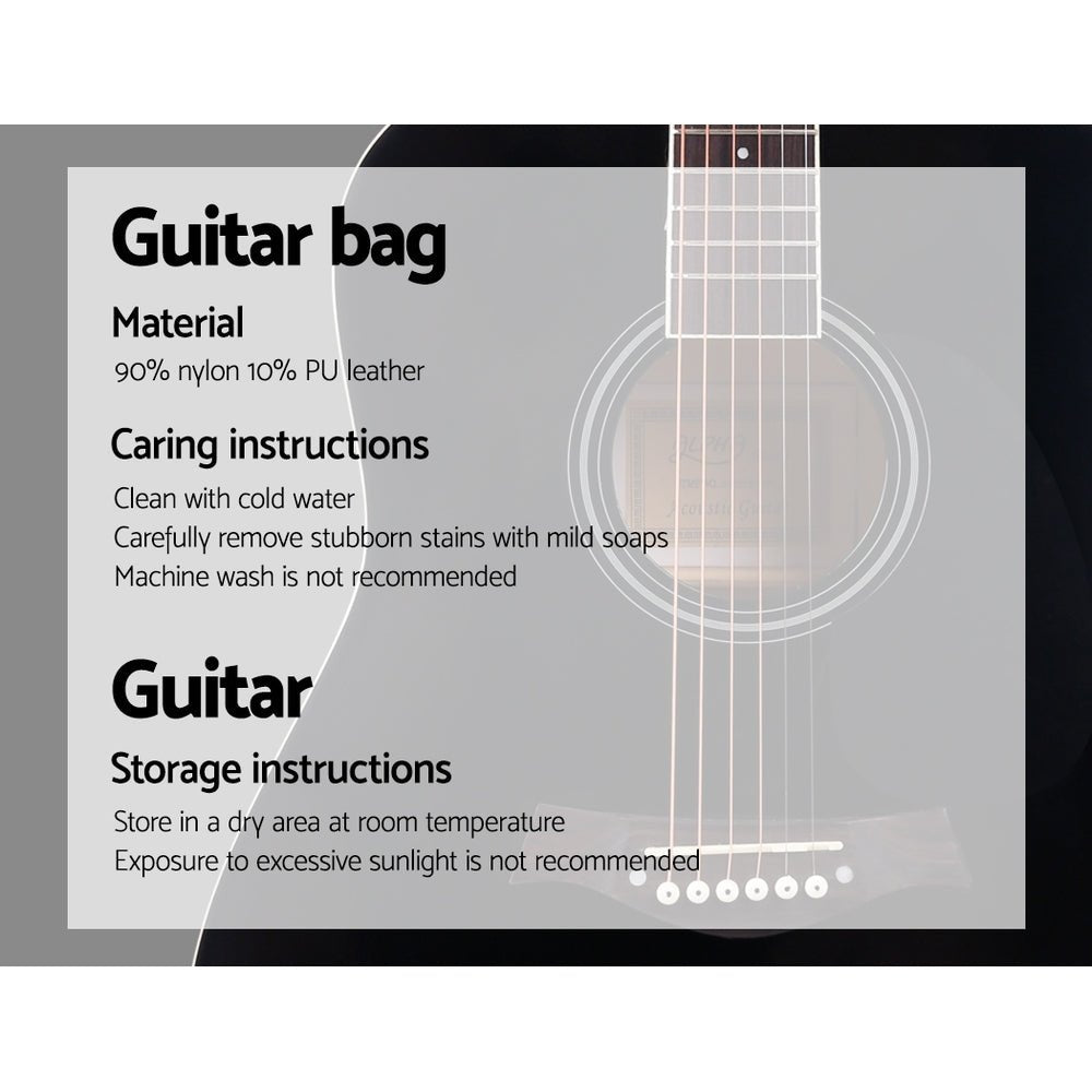 Buy Alpha 41 Inch Wooden Acoustic Guitar with Accessories Australia