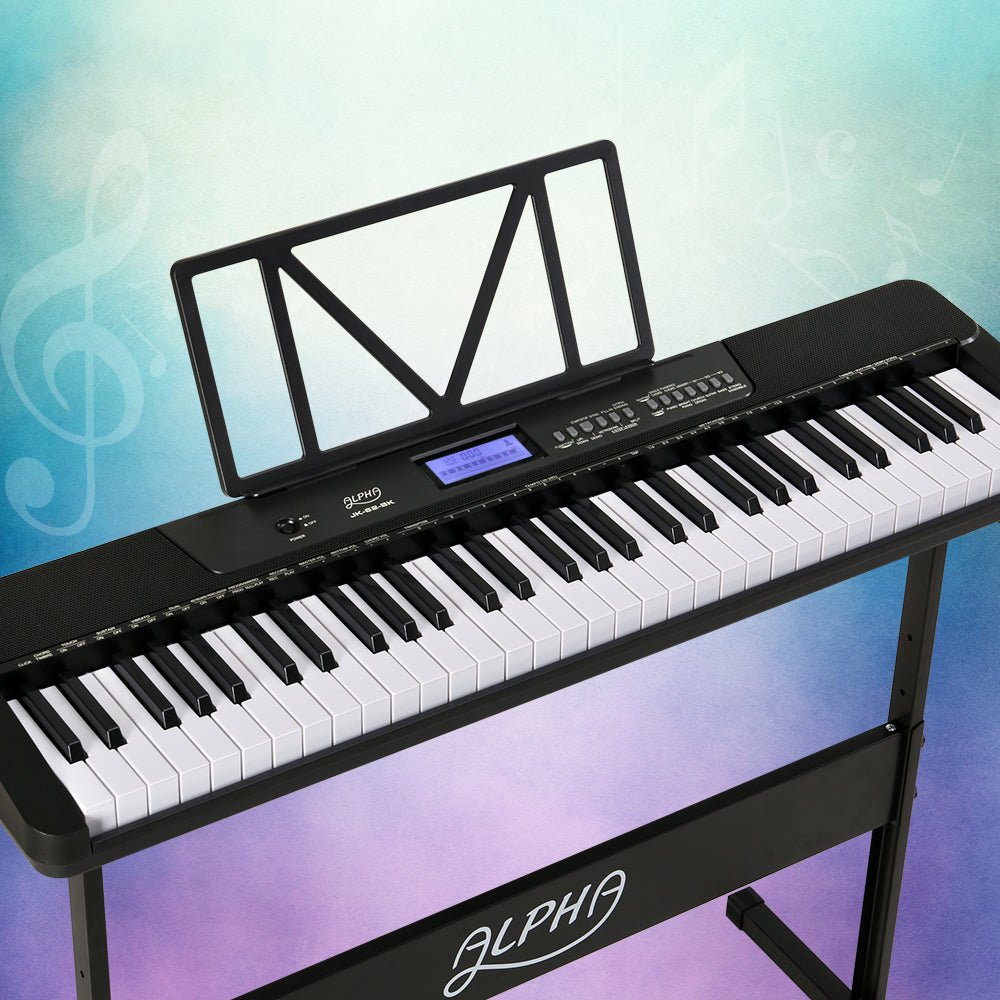 Alpha 61-Key Touch-Sensitive Electronic Keyboard | Ideal beginner gift for childrens musical exploration. Alpha 61-Key Touch-Sensitive Electronic Keyboard | Ideal beginner gift for childrens musical exploration.